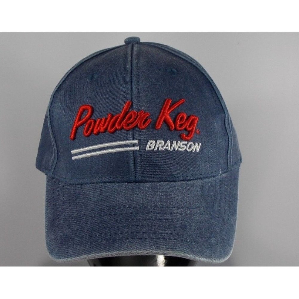 Powder Keg Branson Cap Adjustable Back Blue Denim